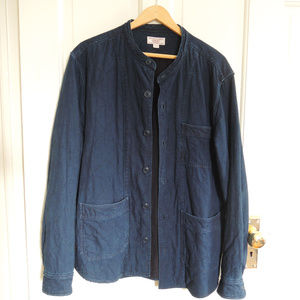 Wallace & Barnes Quilted Indigo Shirt Jacket